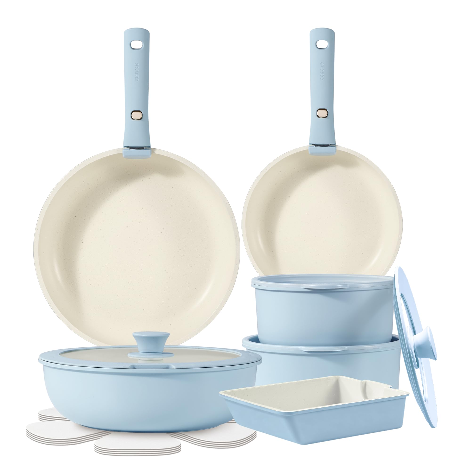 Amazon.co.jp: CAROTE カローテ フライパン セット 16点 IH対応 ガス火