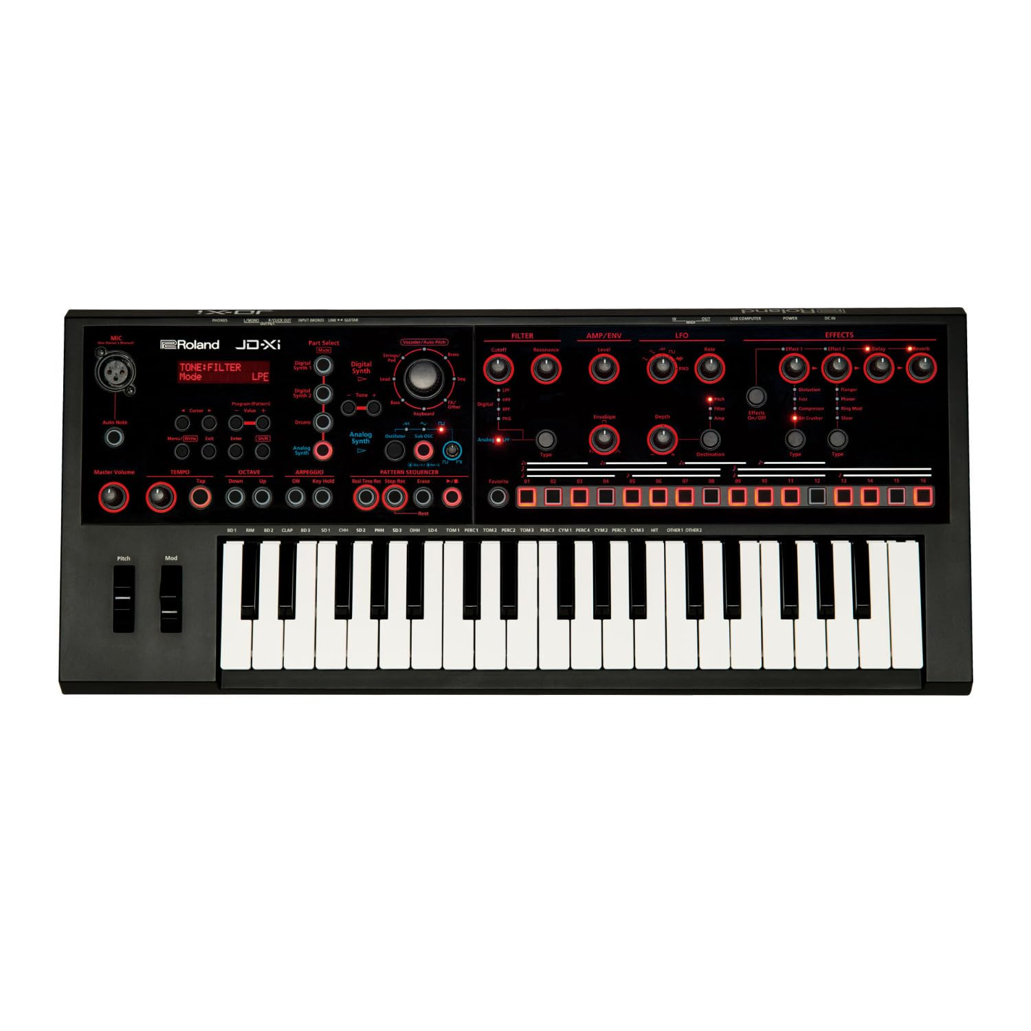 Amazon.com: Roland JD-XI 37-Key Interactive Analog/Digital