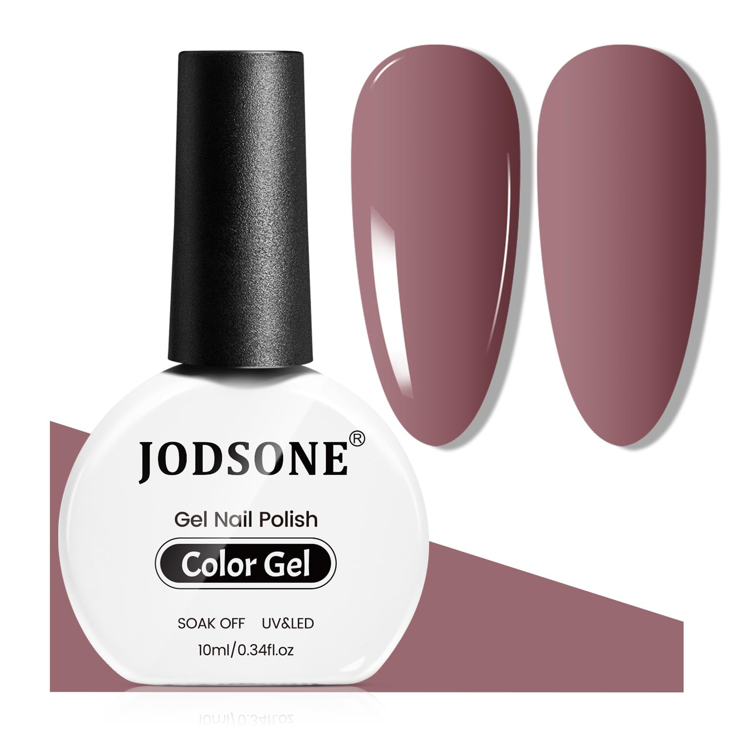 Amazon.com : JODSONE Nude Brown Gel Nail Polish 10ml Gel Polish