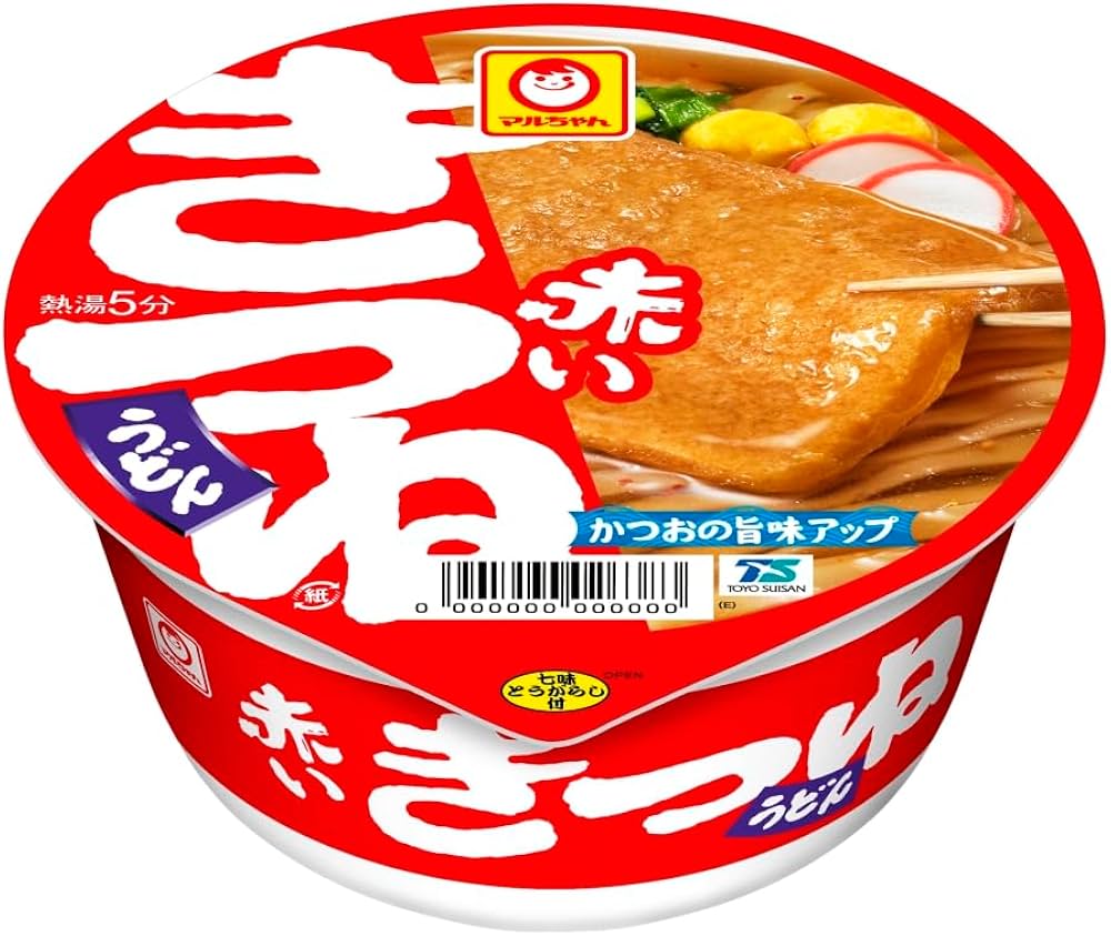 Amazon.co.jp: マルちゃん 赤いきつねうどん 東 ( 96g×12個 / ケース