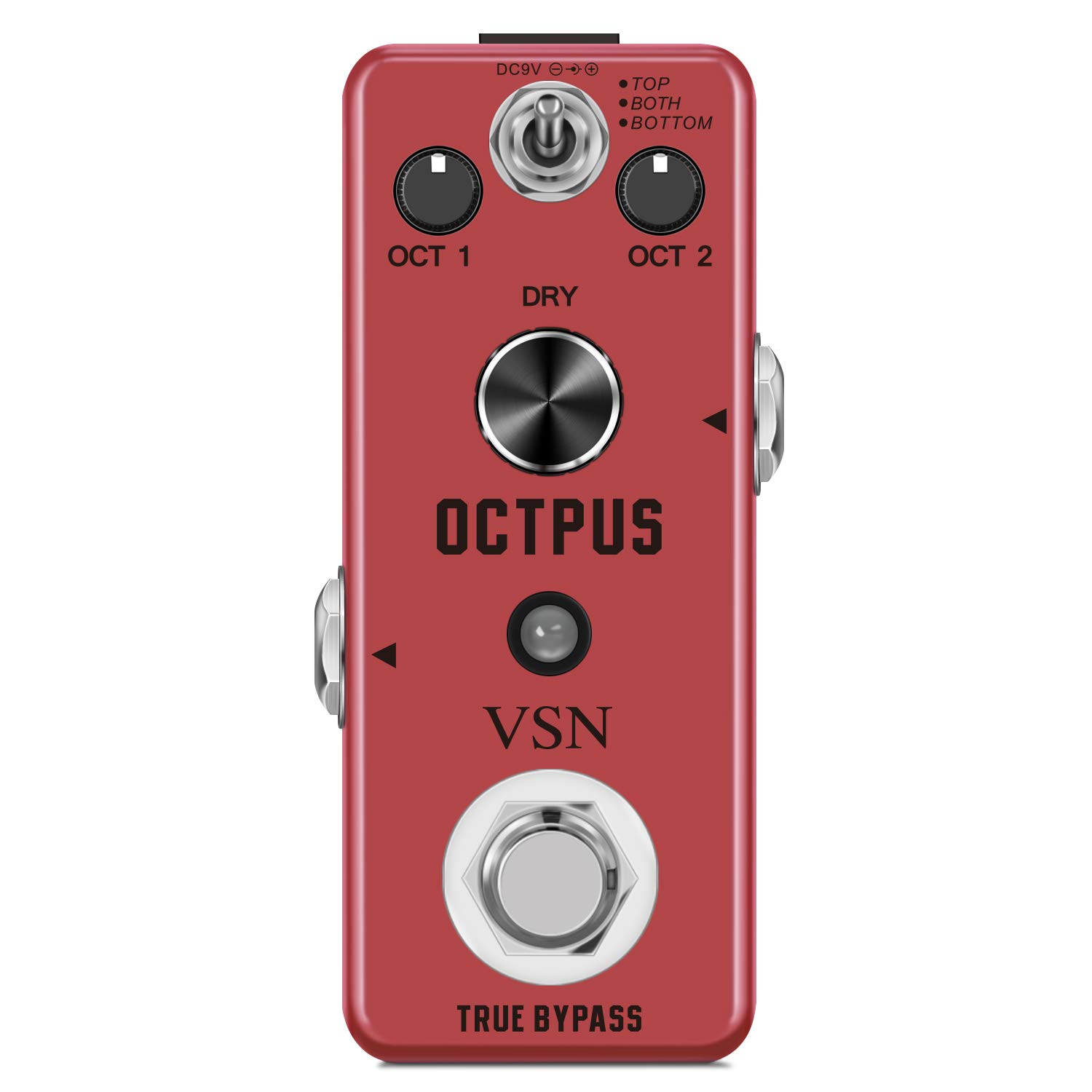 Amazon.com: VSN Octave Guitar Pedal, Digital Mini Pedal For