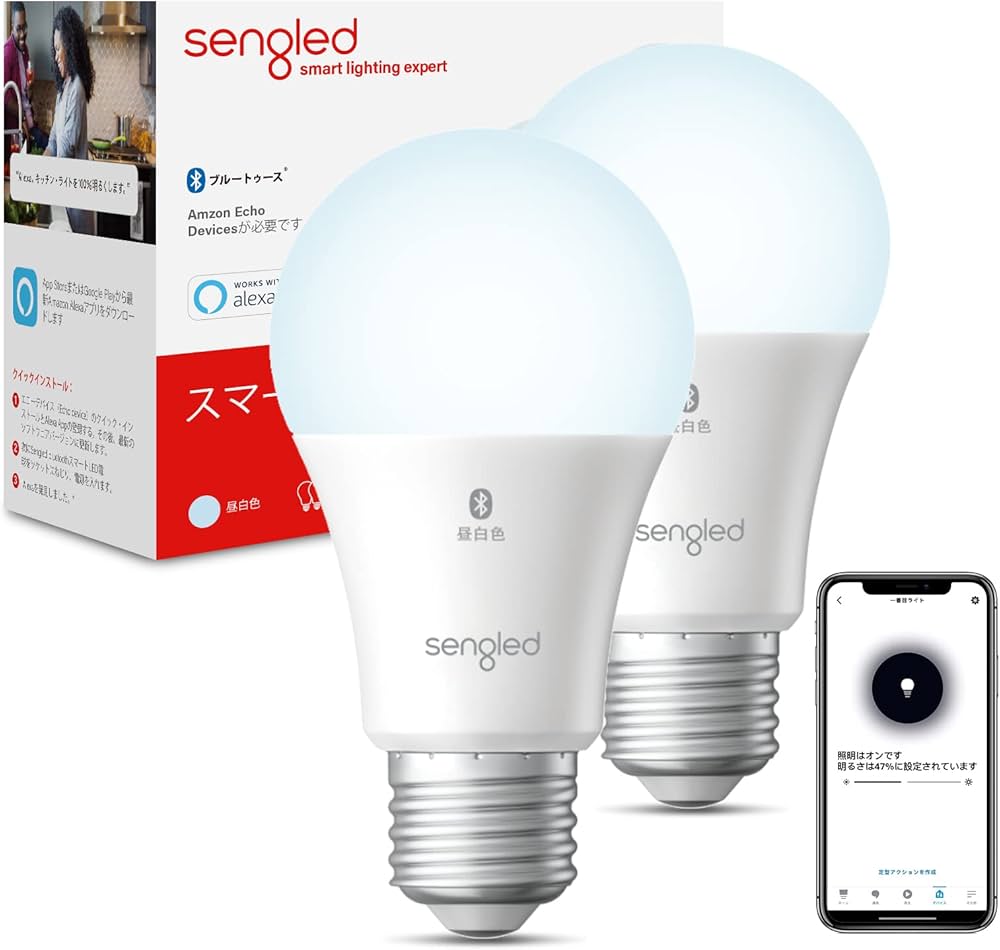 Amazon.co.jp: 【Amazon Alexa認定】Bluetooth接続 Sengled スマート