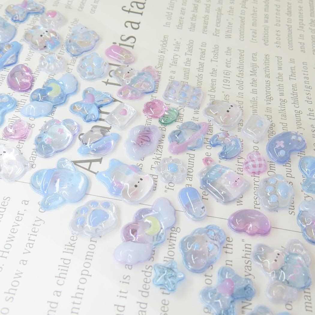 Amazon.co.jp: [シールシート]ボンボンドロップシール/みずいろ