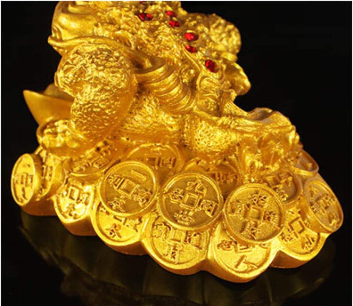 Amazon.co.jp: Diexgiy 金蟾 財を集めるカエル 摆件 三脚 銭蛙 カエル