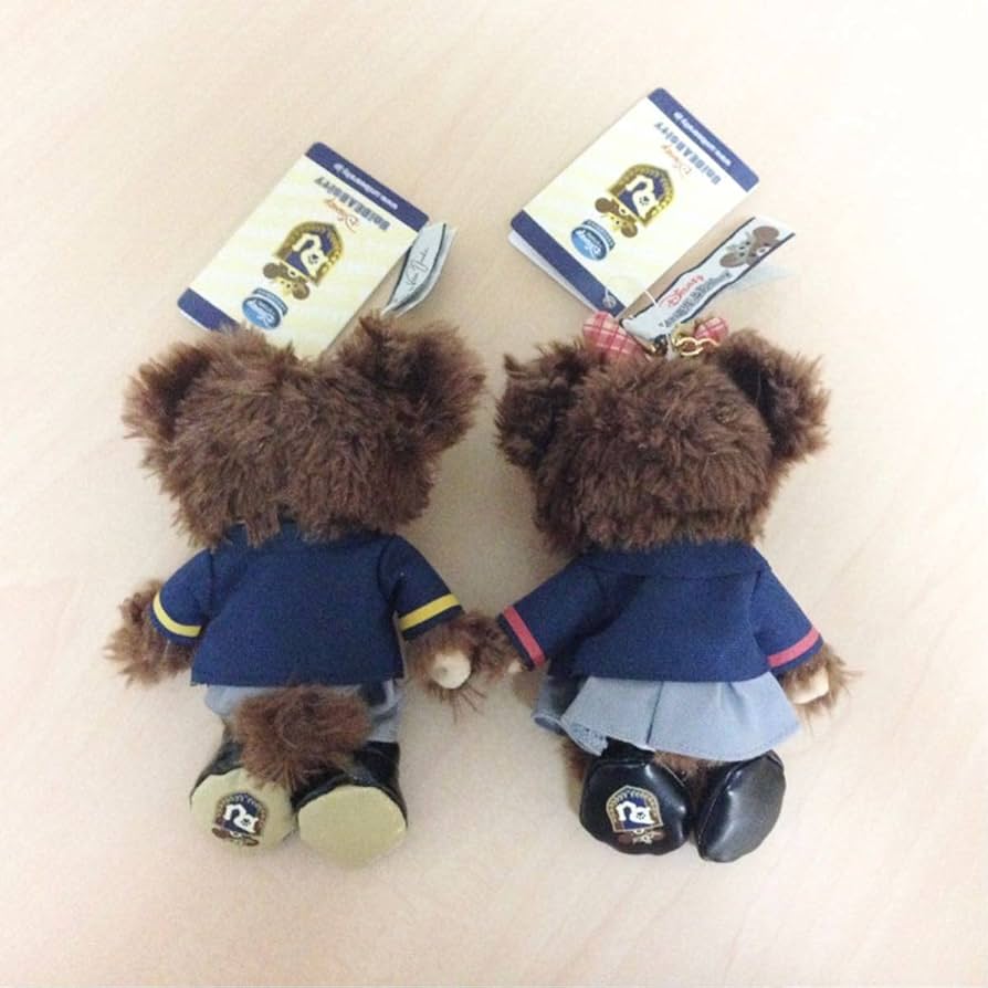 Amazon.co.jp: ユニベア モカ プリン ぬいぐるみ キーチェーン 制服