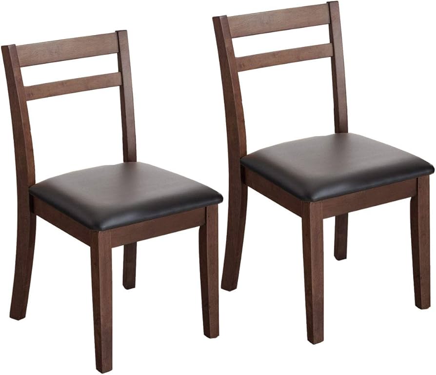 Amazon｜タンスのゲン ダイニングチェア 2脚セット 天然木 ダイニング