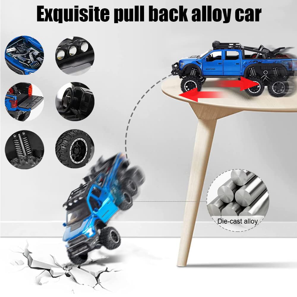 Amazon.co.jp: chengchuang 青いトラック おもちゃ ピックアップ