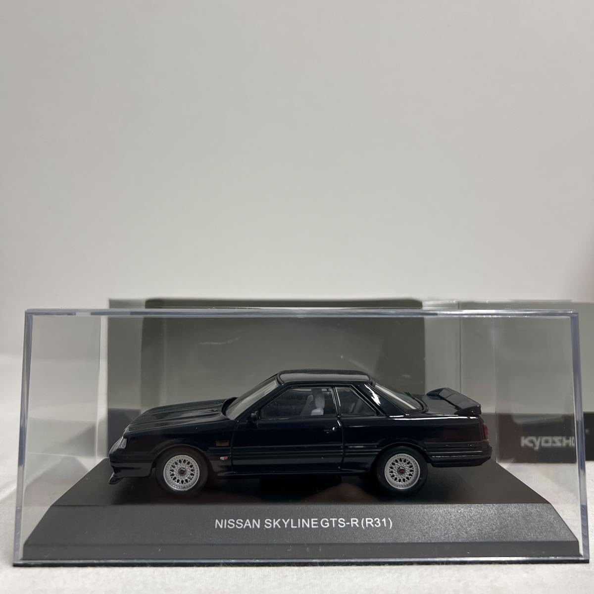 Amazon | 京商 1/43 NISSAN SKYLINE GTS-R R31 Dark Blue 日産