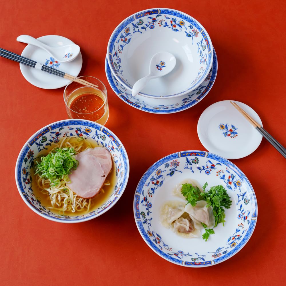 Amazon.co.jp: NARUMI(ナルミ) チャーハン皿 セット 青花 21cm ブルー