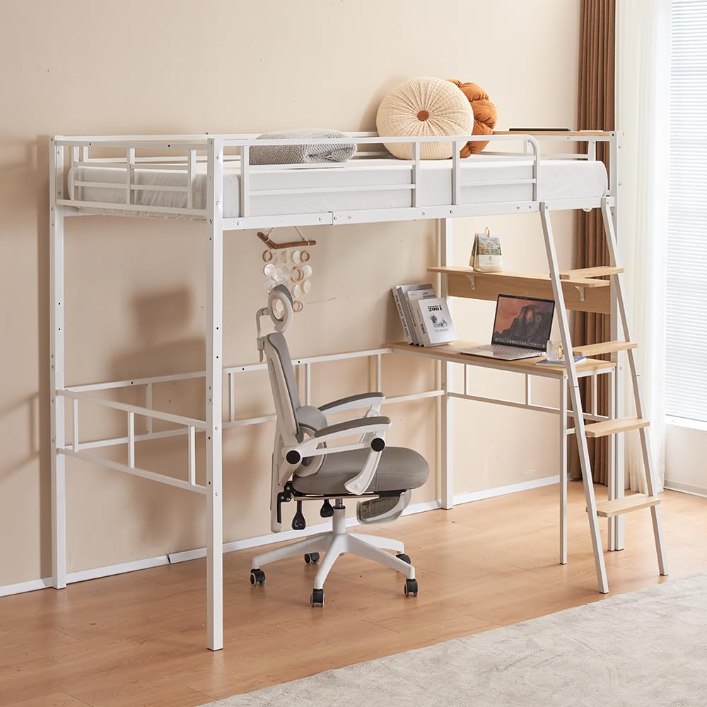 Amazon｜Laovyarw システムベット ロフトベッド シングル コンセント