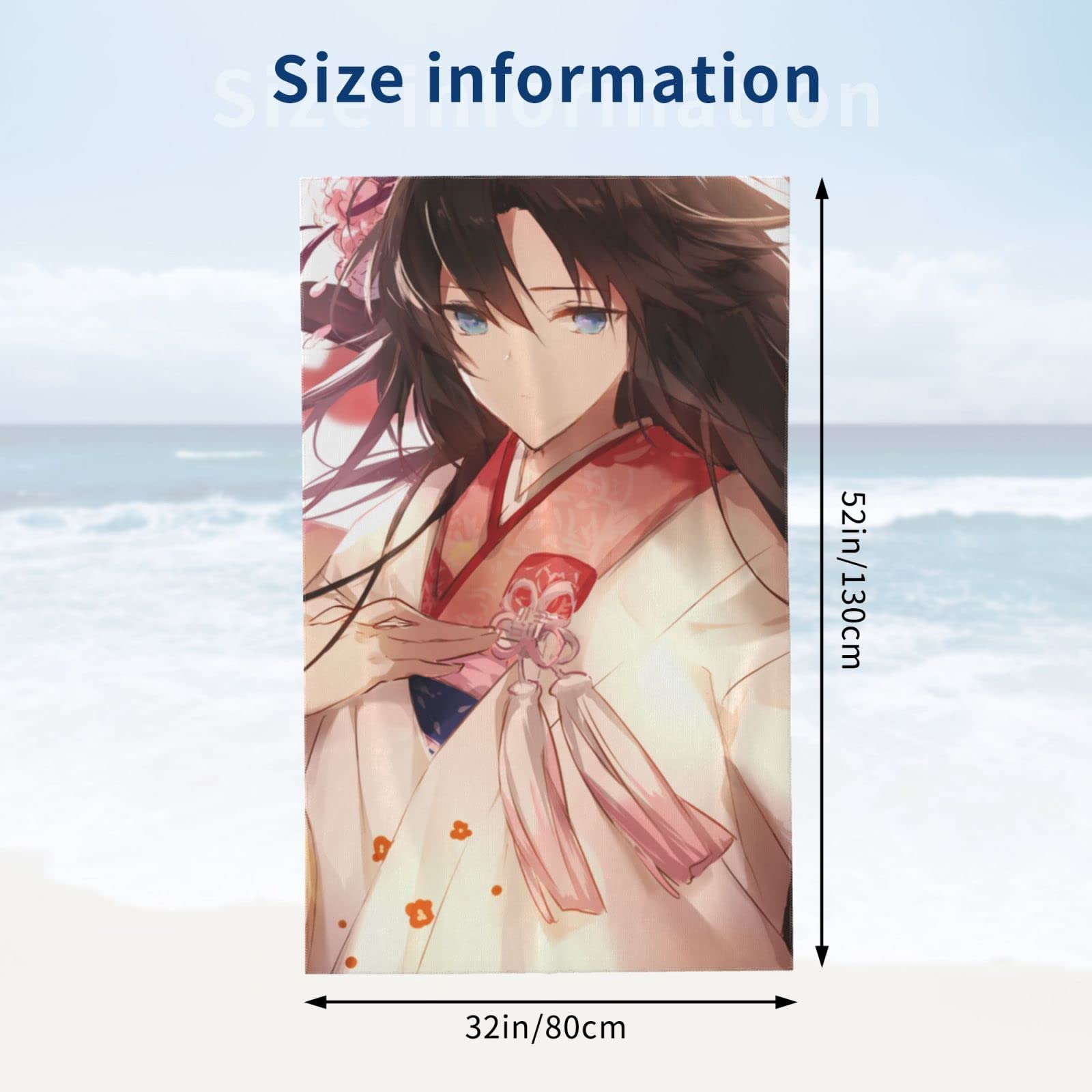 劇場版 空の境界 両儀式 マイクロファイバータオル 空の境界 両儀式