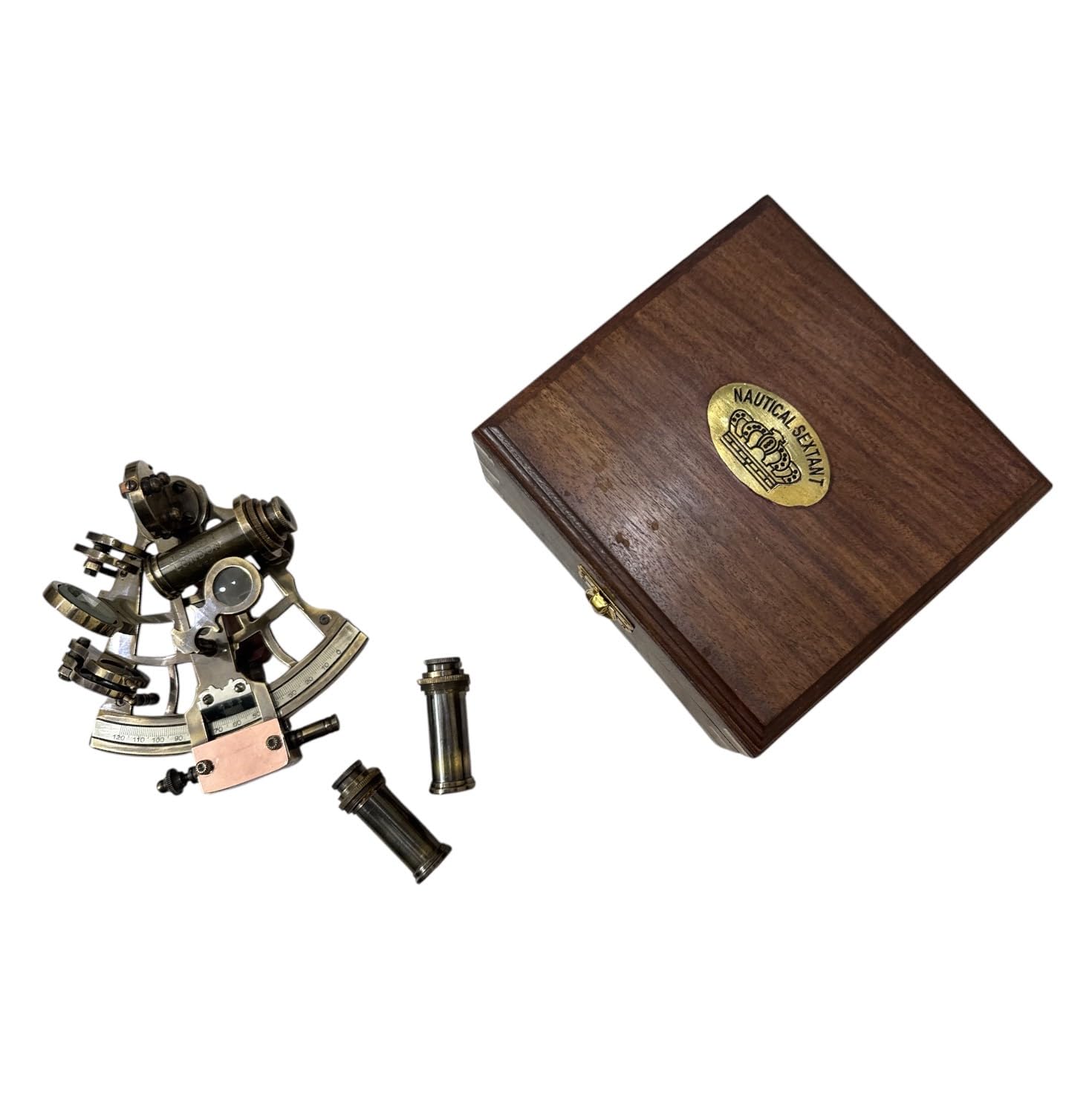 Amazon.co.jp: 真鍮航海六分儀ヴィンテージアンティークアストロラーベ