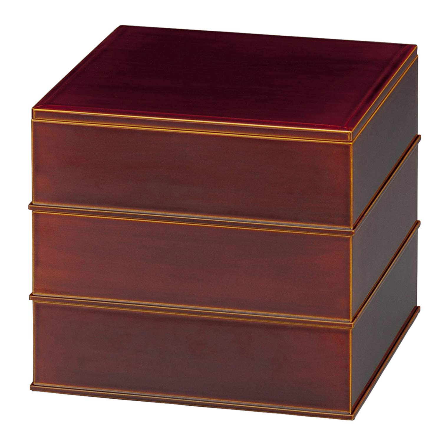 Amazon｜中山漆器 飛騨春慶塗 手塗漆)角重箱 3段｜重箱 オンライン通販