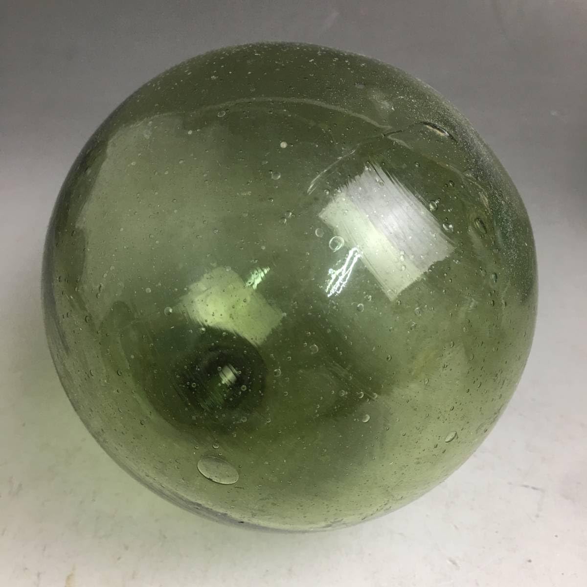 Amazon | KI24/20昭和レトロ硝子浮き玉まとめて7点気泡ガラス玉直径7cm