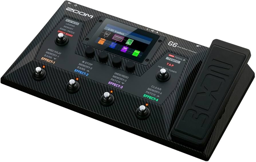 Amazon.com: Zoom G6 Multi-Effects Processor with FP02M Expression