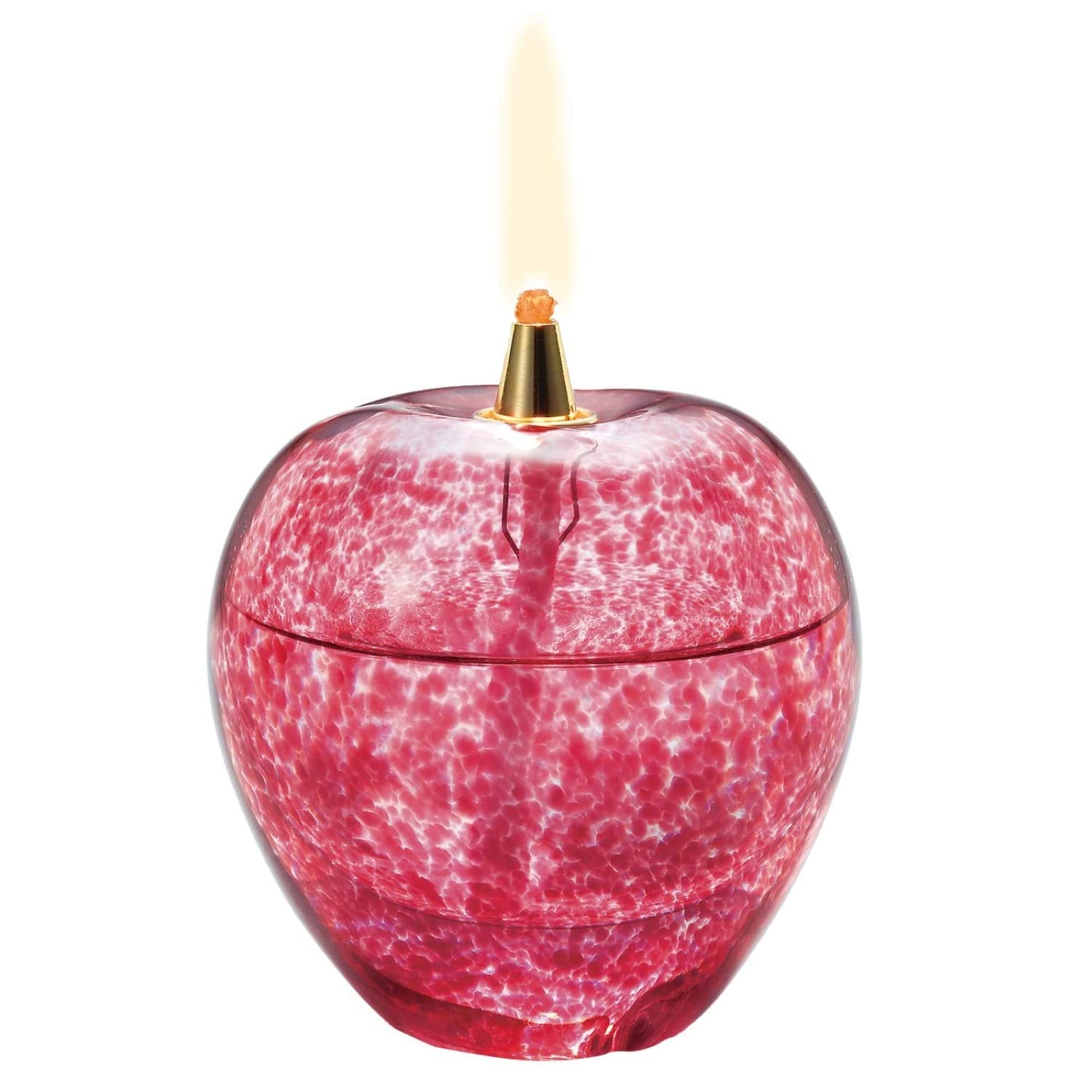 Amazon.co.jp: 津軽びいどろ×オイルランプ 赤りんご F-49700 : ホーム