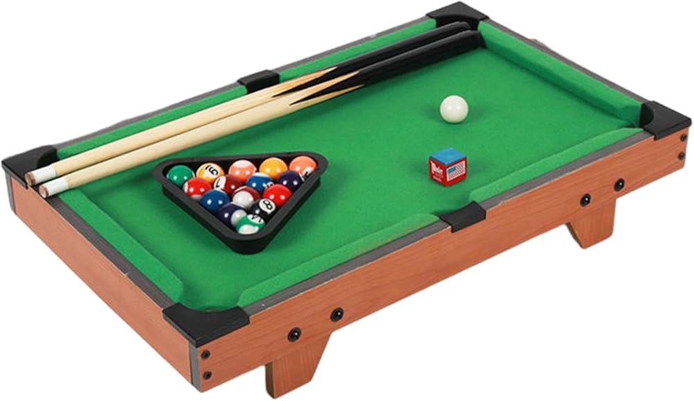 Amazon.co.jp: セット おもちゃ プール テー - ミニビリヤード台 ミニ