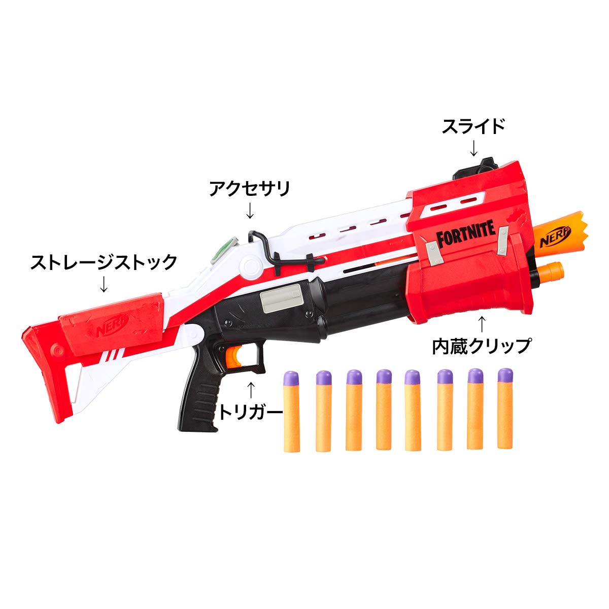 Amazon.co.jp: ハズブロ(HASBRO) ナーフ フォートナイト TS メガ