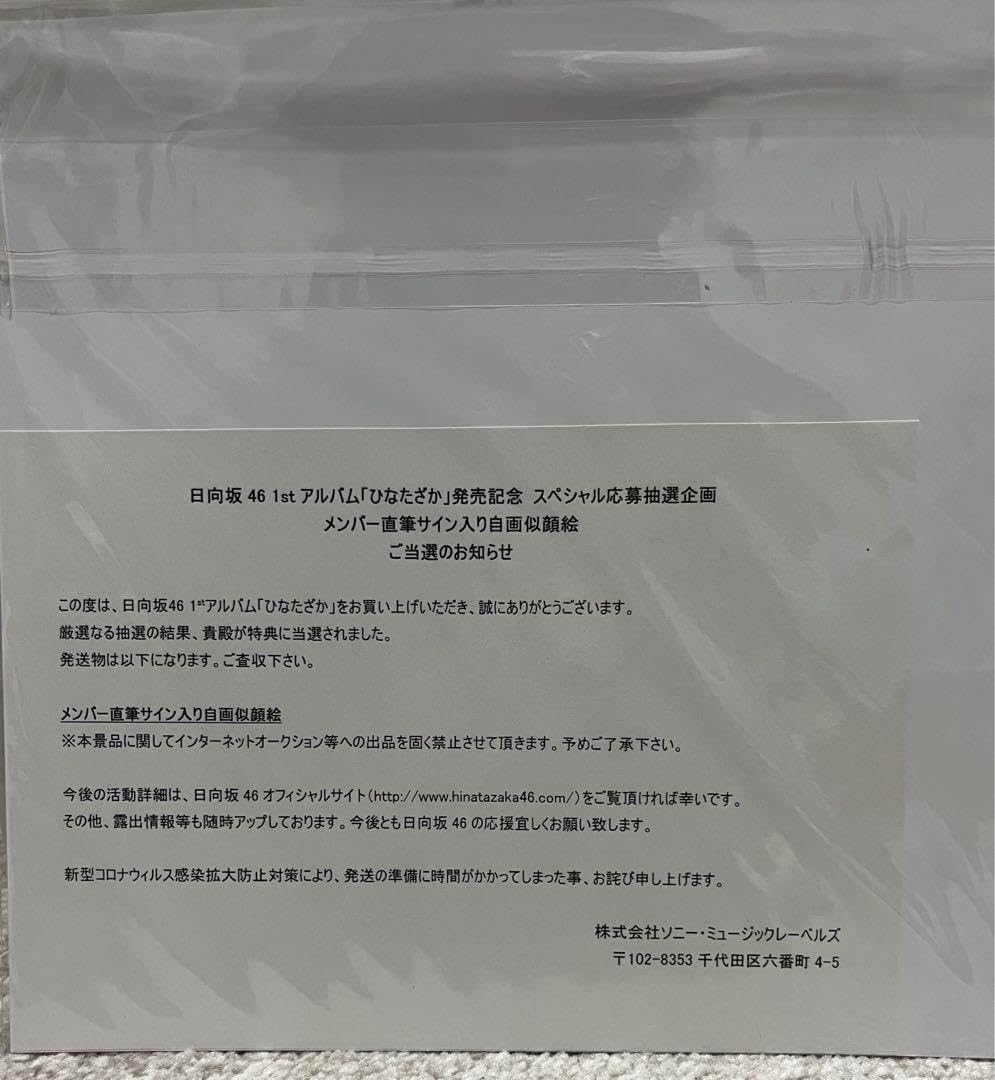 Amazon.co.jp: 日向坂46 上村ひなの 直筆サイン入り似顔絵 : おもちゃ