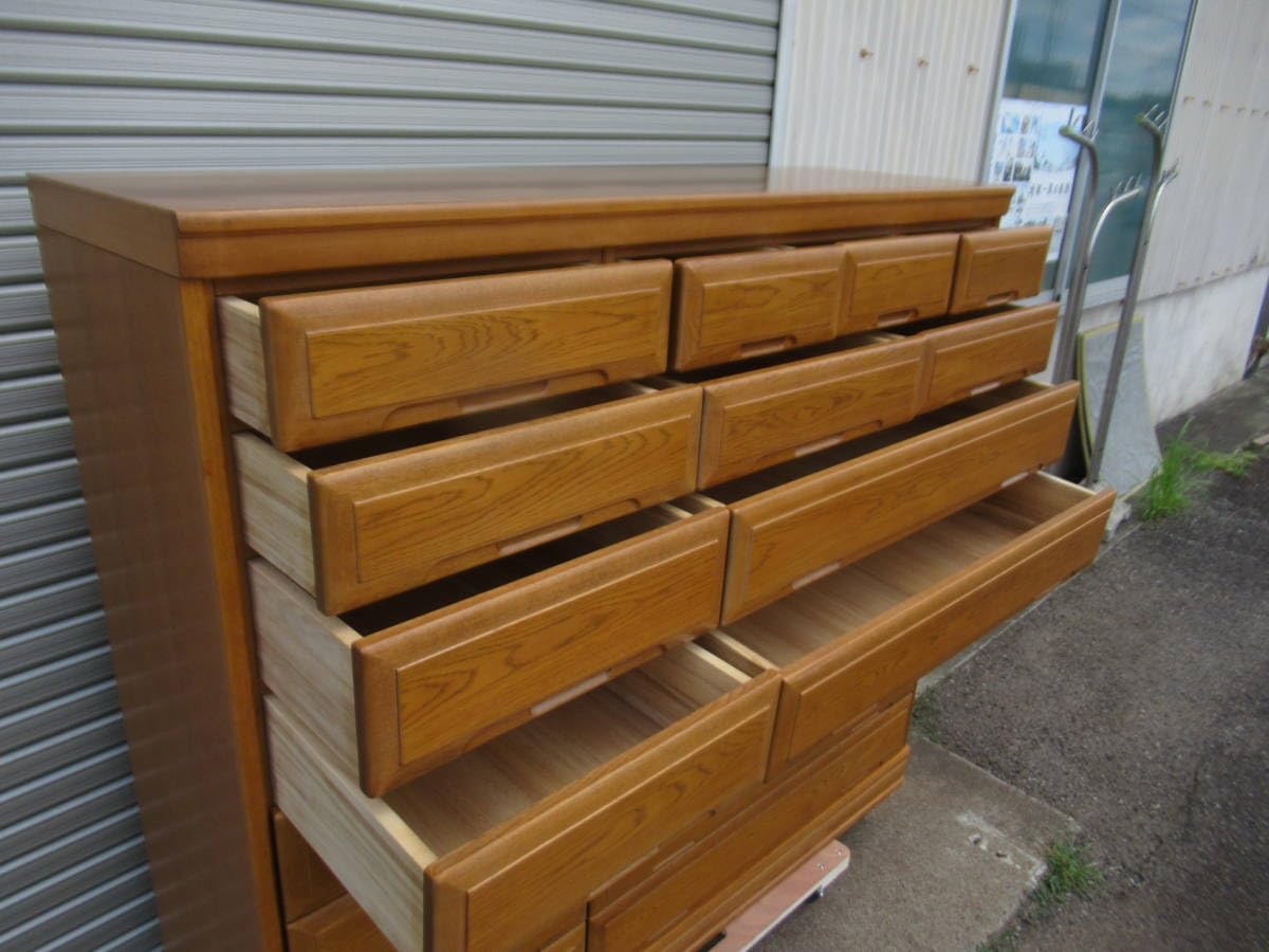 Amazon.co.jp: 北海道旭川家具島口家具製作所ドルフィンチェスト箪笥約