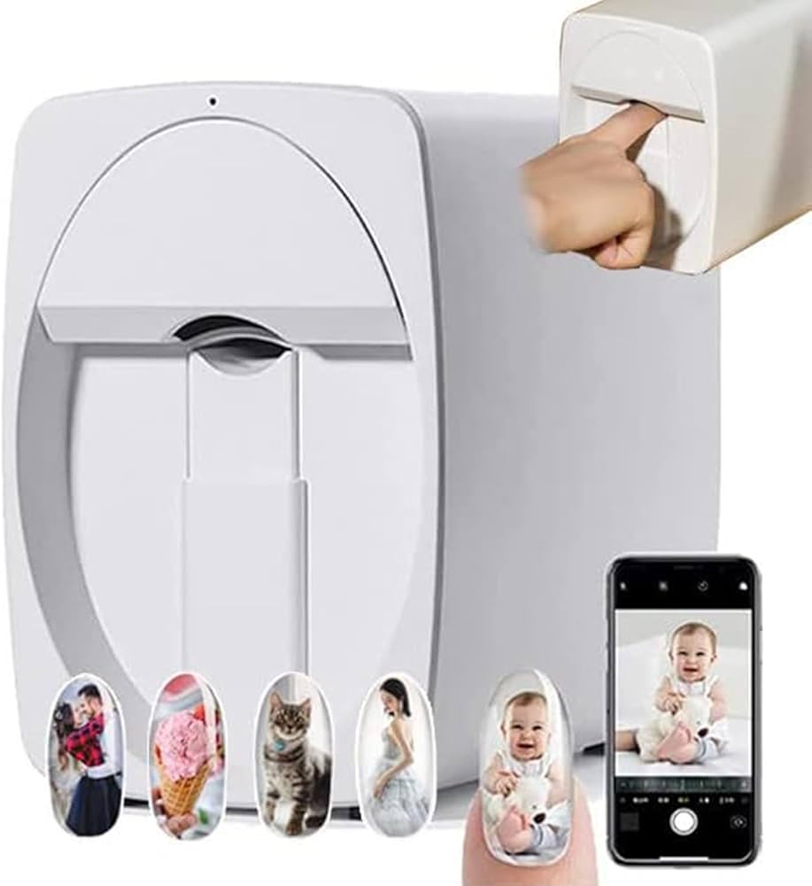 Digital Mobile Nail Art Printe,3D Automatic Nail Printer Machine