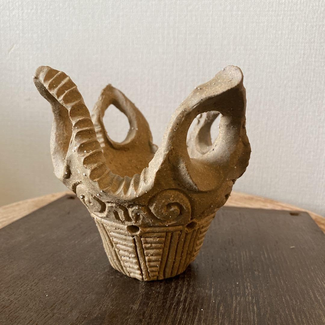 Amazon.co.jp: 縄文土器デザインミニ植木鉢本焼き : DIY・工具・ガーデン
