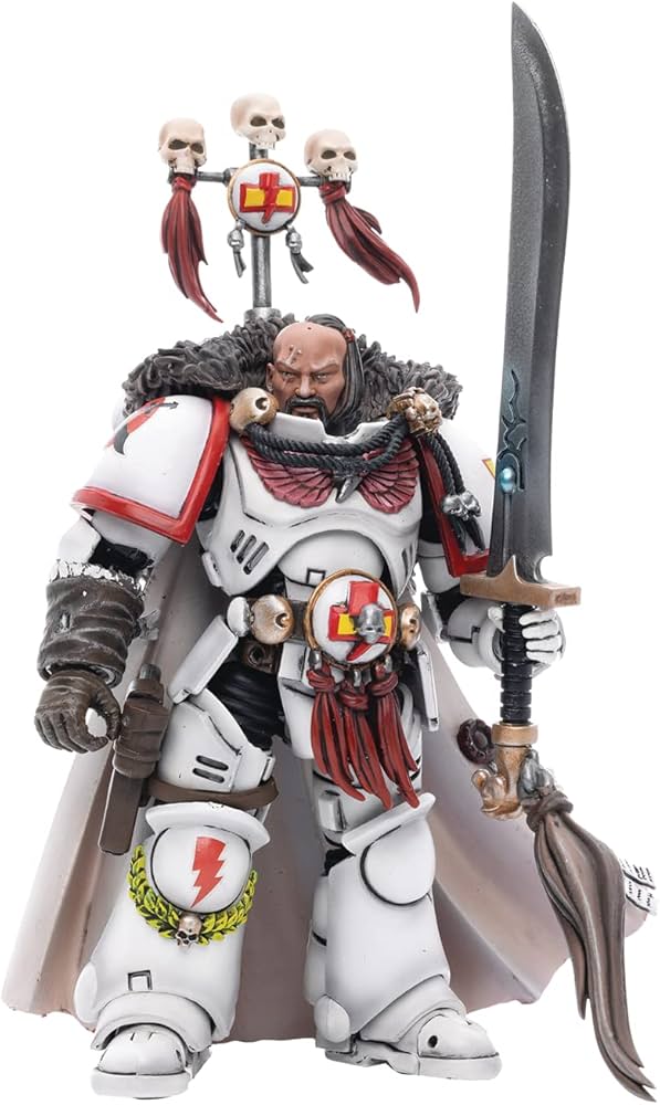 JoyToy Warhammer 40k: White Scars Captain KOR'sarro Khan 1:18