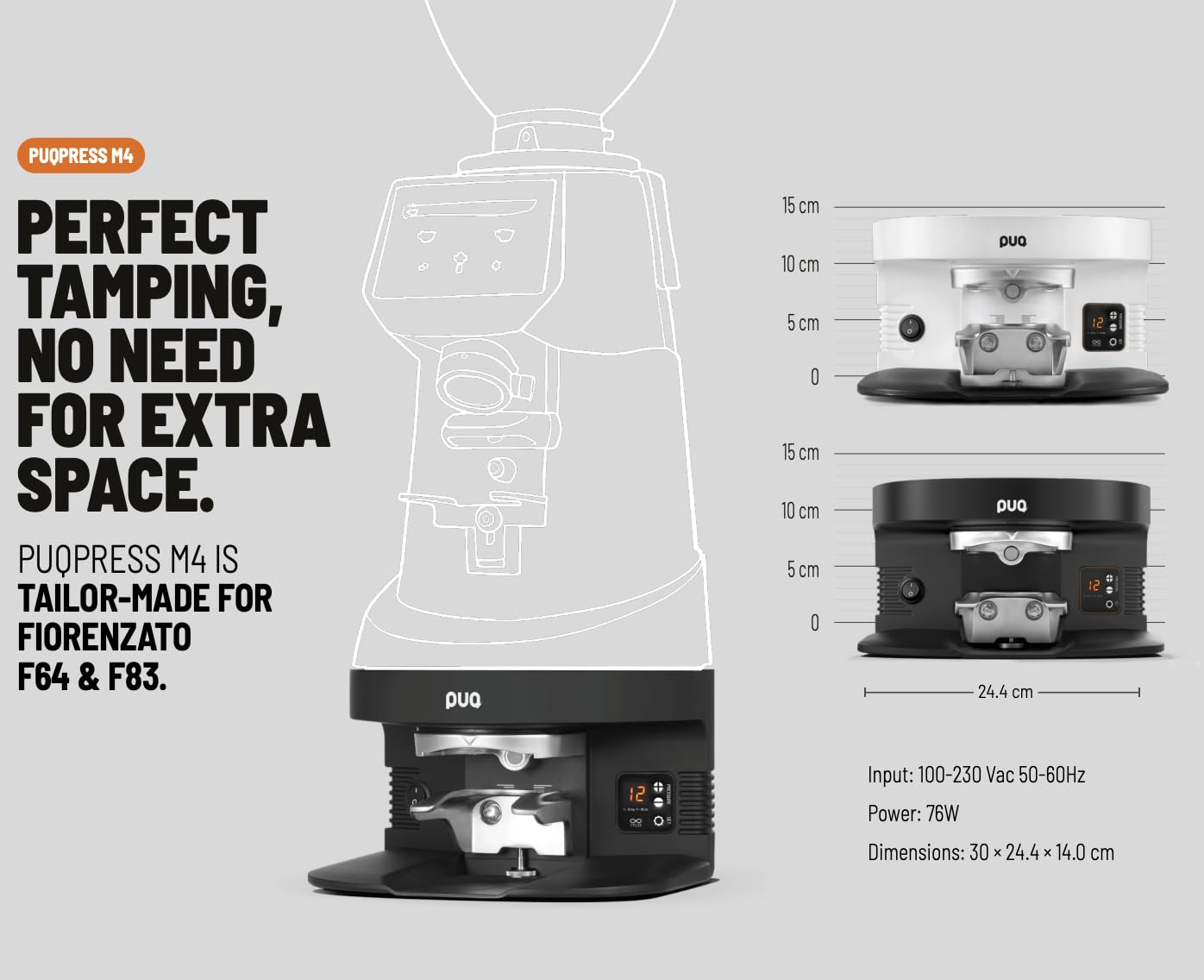 Amazon.com: Puqpress Gen 5 M4 Automatic Coffee Tamper, Calibrated