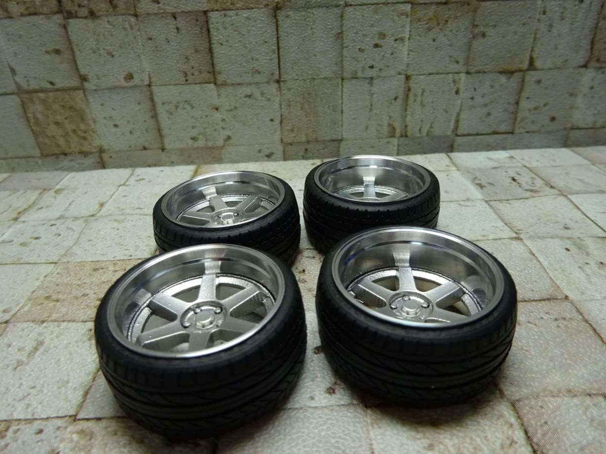 Amazon.co.jp: 1:18 深リム アルミ製削り出し ミニカー用 カスタム