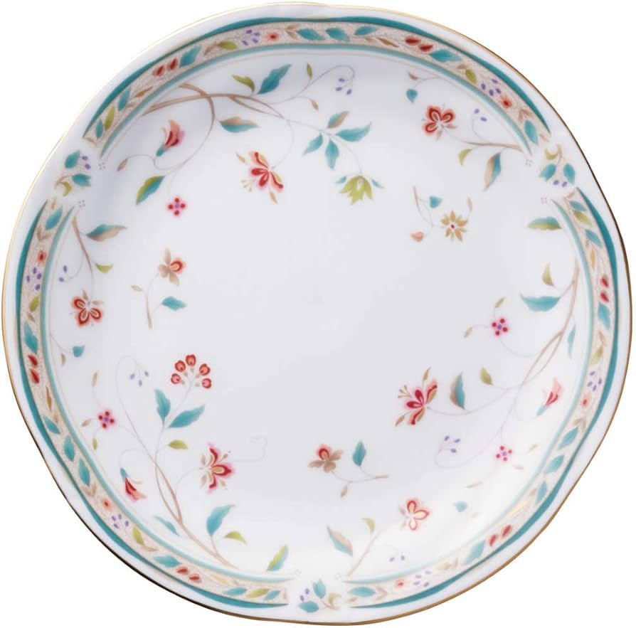 Amazon.co.jp: Noritake ノリタケ プレート 16cm 花更紗 1枚 ボーン