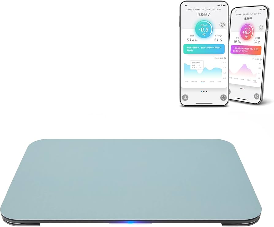 Amazon | スマートバスマット（Smart Bath Mat）体重計モデル グリーン
