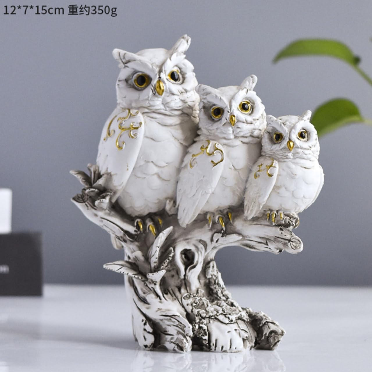 Amazon.co.jp: JAnjiaLxY ふくろう 置物 オブジェ 卓上 おしゃれ 樹脂