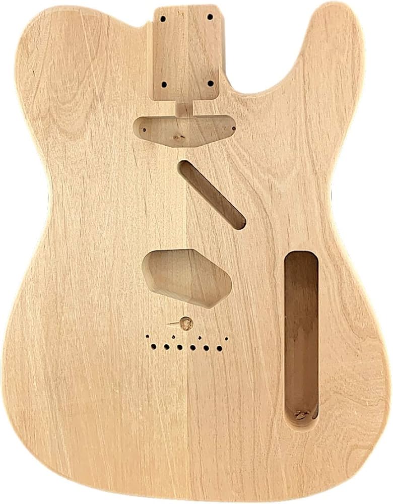 Amazon | Hosco 未仕上げおよび未研磨テレキャスターボディ 62年代