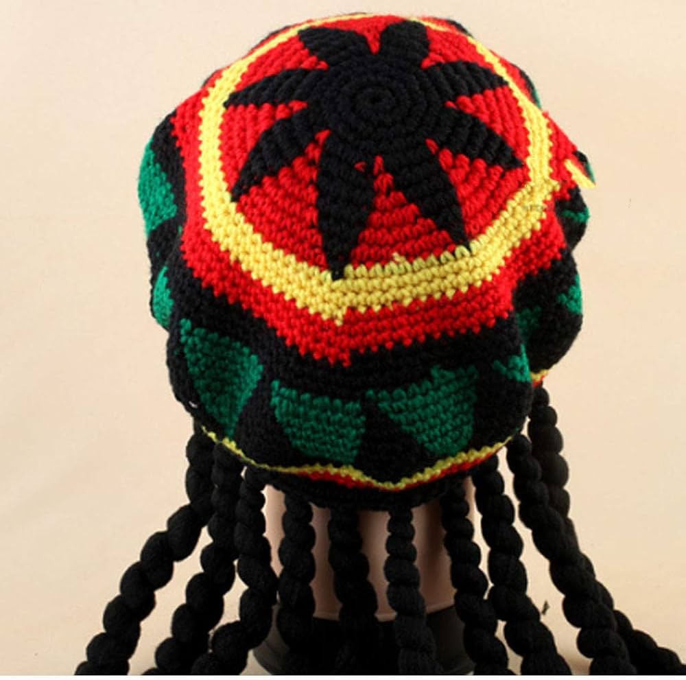 Amazon.co.jp: milageto かつらキャップ かつら帽子 レゲエジャマイカ