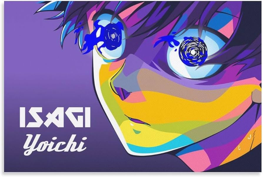 Amazon.co.jp: ブルーロックイサギポップアートアニメポスター1