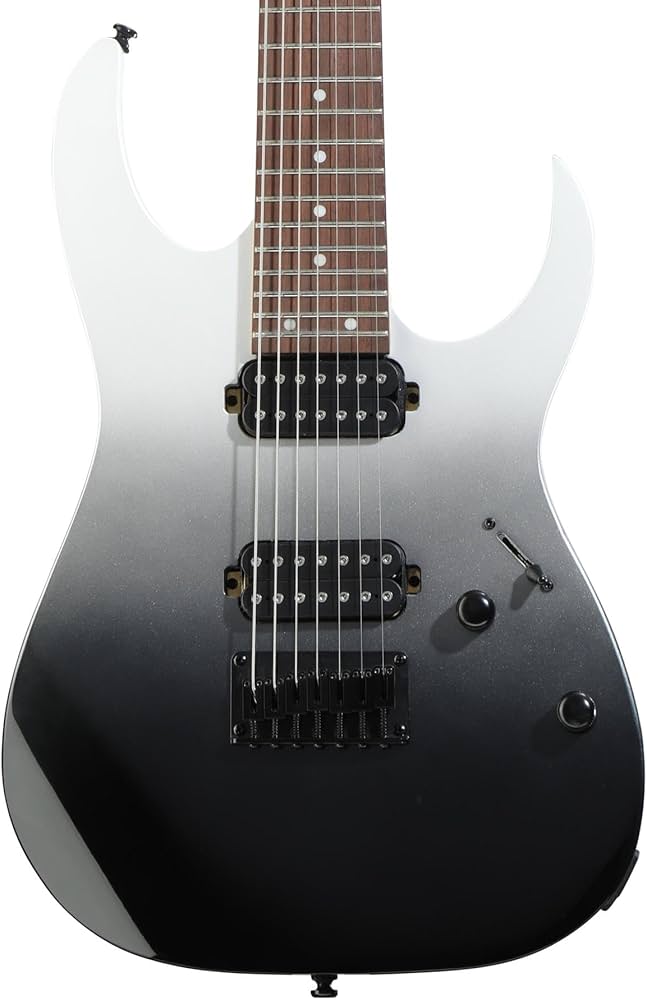 Amazon | Ibanez RG7421 7-ストリング - パールブラックフェード