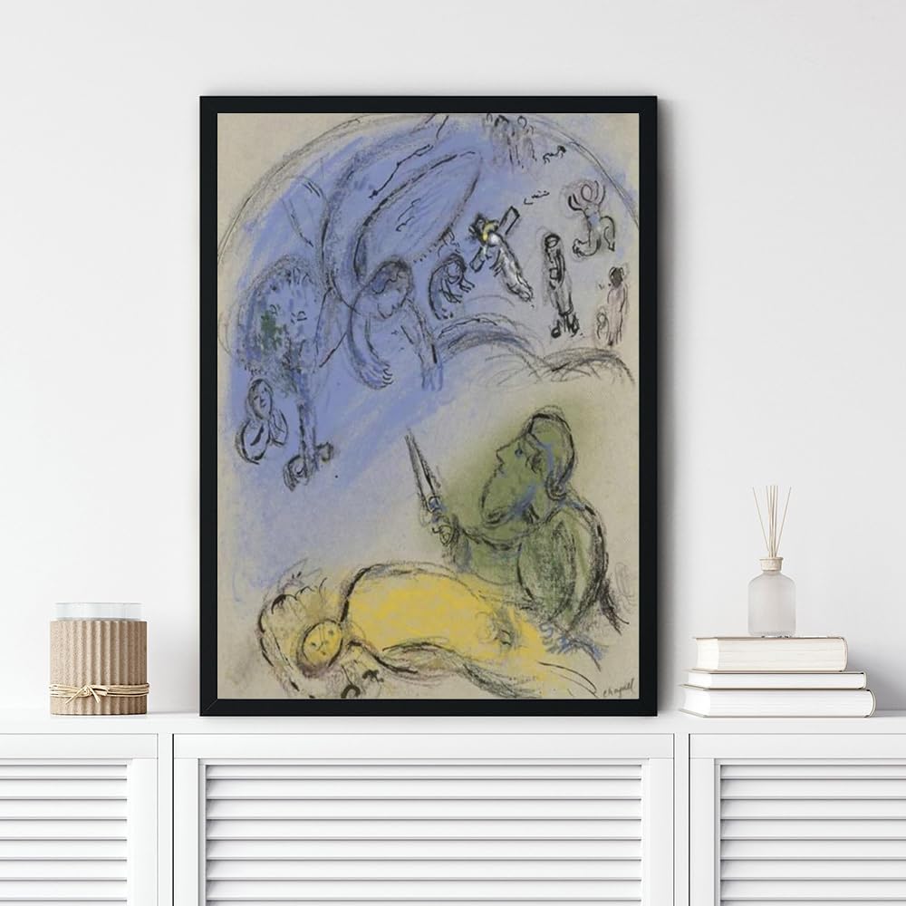 Amazon.co.jp: マルク・シャガールのポスターと版画《イサクの犠牲