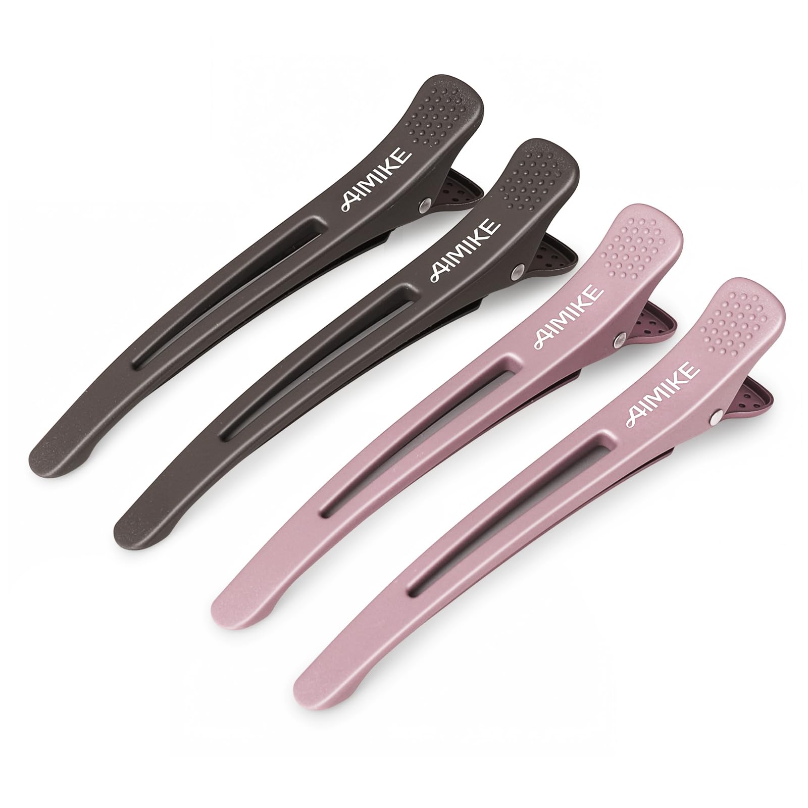 Amazon.co.jp: AIMIKE 4本入 ダッカール 跡がつかない ヘアクリップ 髪