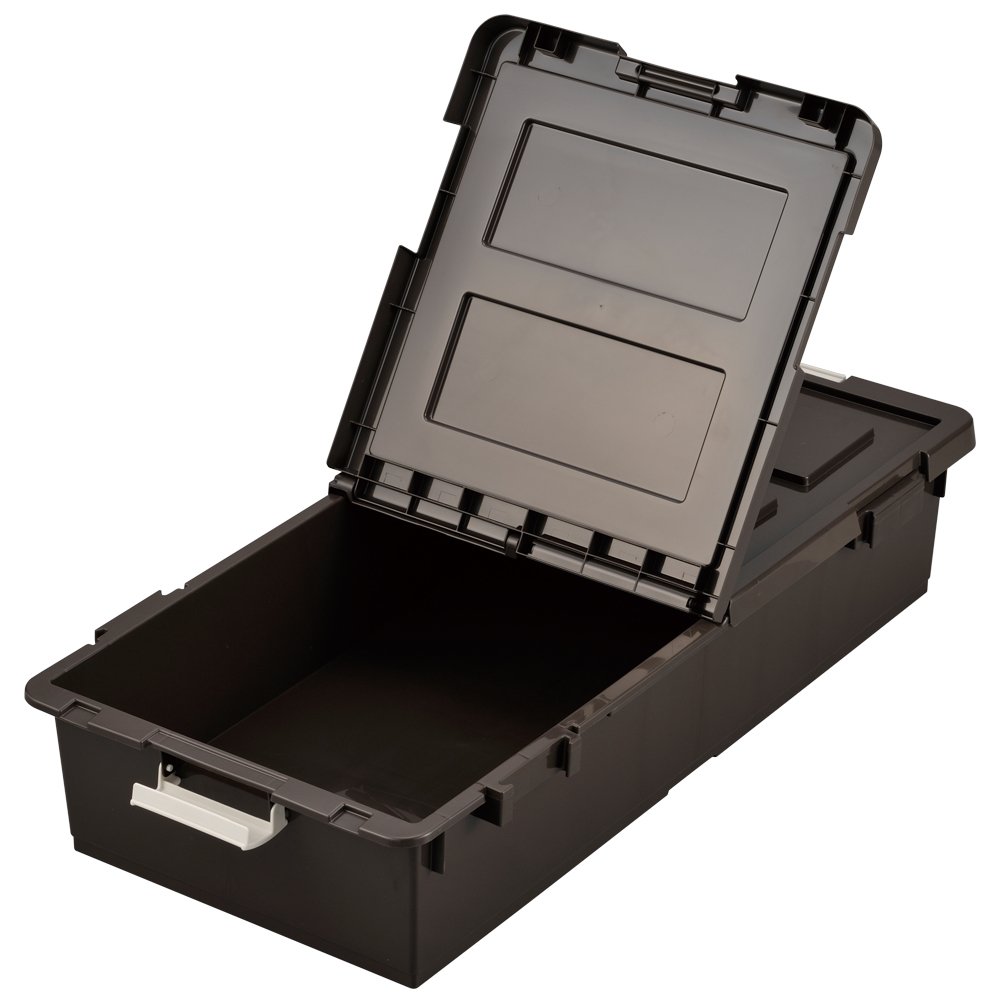 Amazon｜jej ベッド下収納ボックス2個組 キャスター付き連結可能 2個