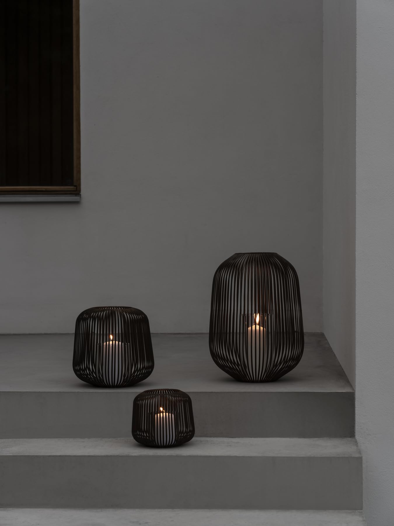 Amazon.co.jp: blomus Lito ランタン ブラック サイズ S 長さ20 x 幅20