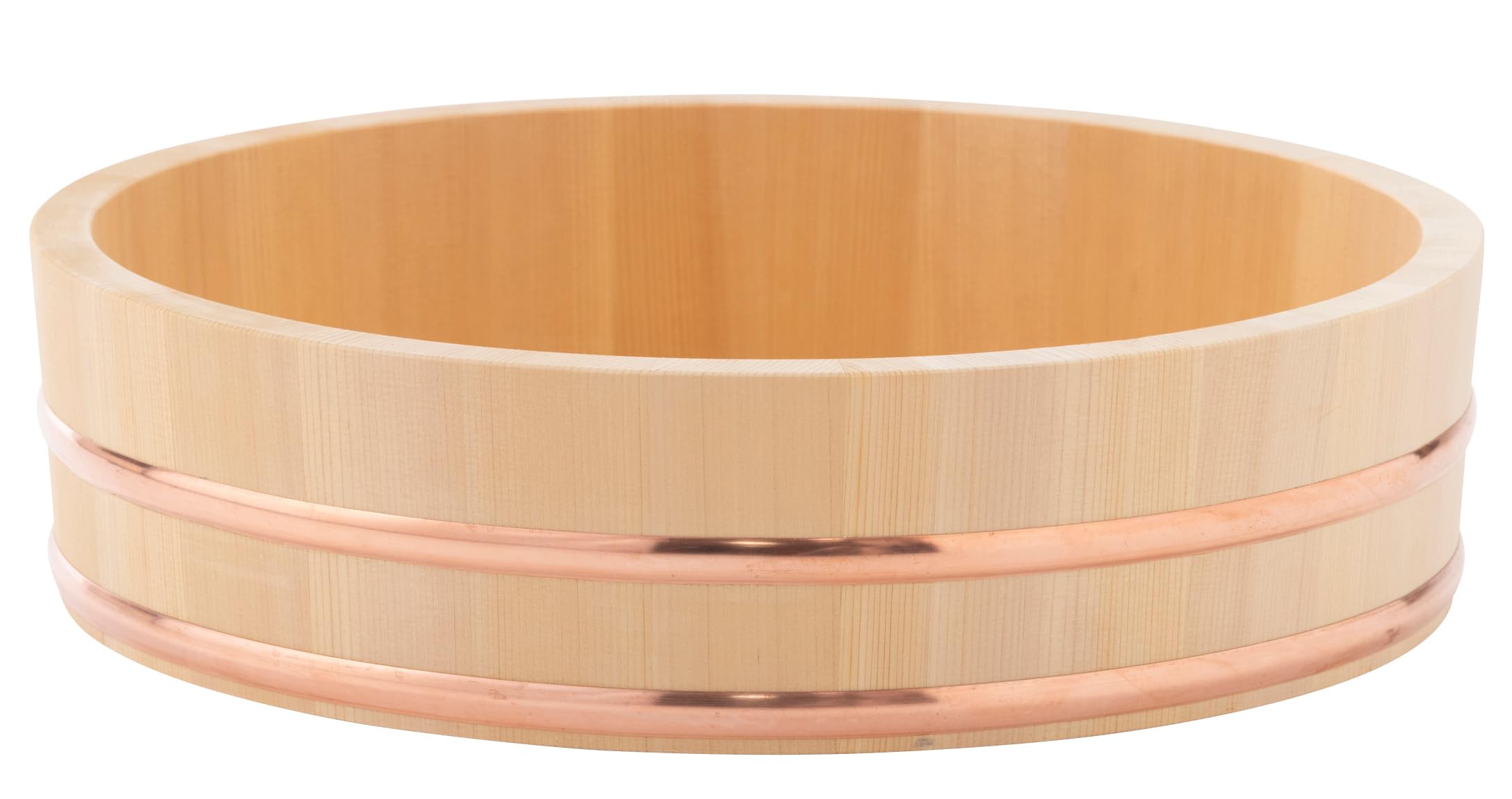 Amazon.co.jp: 木曽さわらの厚口飯台 寿司桶・飯切 梅沢木材工芸社