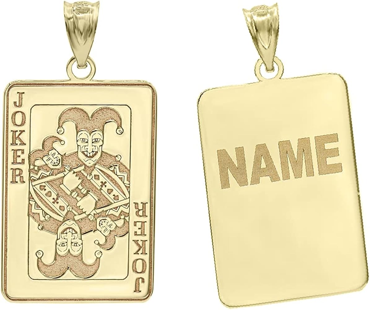 Amazon.com: Certified 10k Yellow Gold Personalized Name Engraved