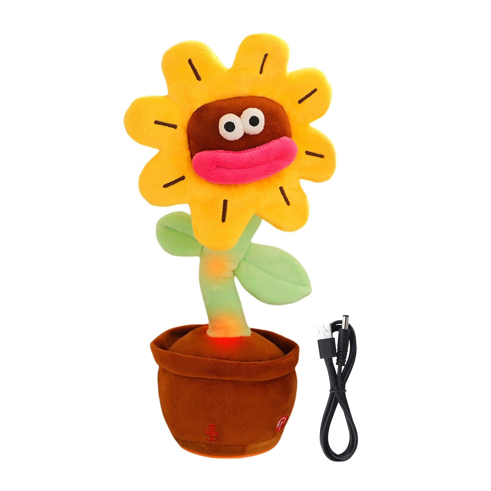 Amazon.co.jp: 歌うひまわり、繰り返しの花のおもちゃ - 繰り返し話す