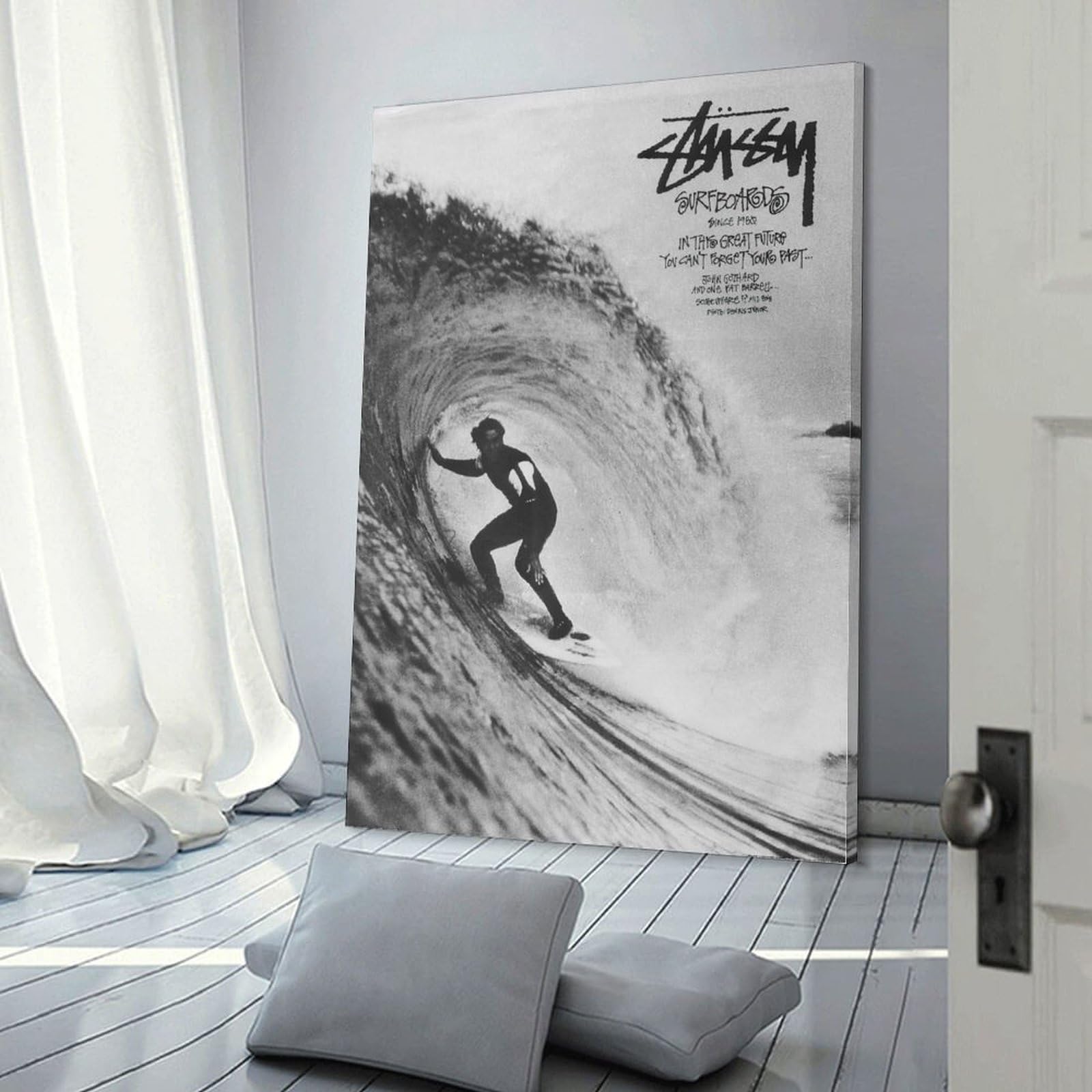 Amazon.co.jp: ForGue Stussy Surf レトロポスター 部屋 美的ポスター