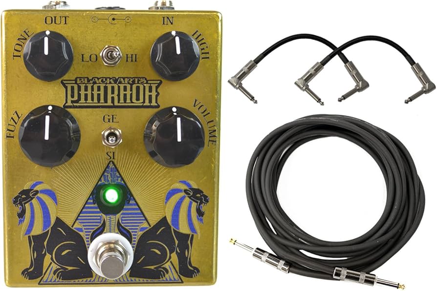 Amazon.com: Black Arts Toneworks Pharaoh Fuzz Pedal (Gold) w/ 3