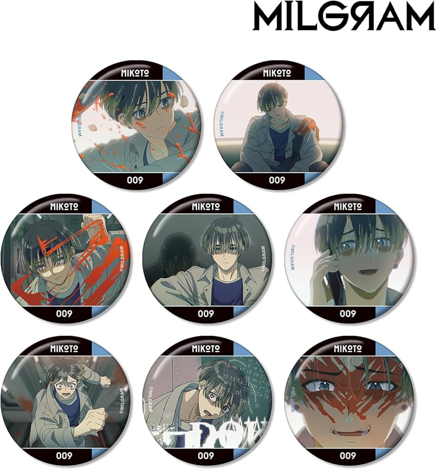 Amazon.co.jp: MILGRAM ミルグラム トレーディング MV 缶バッジ ミコト