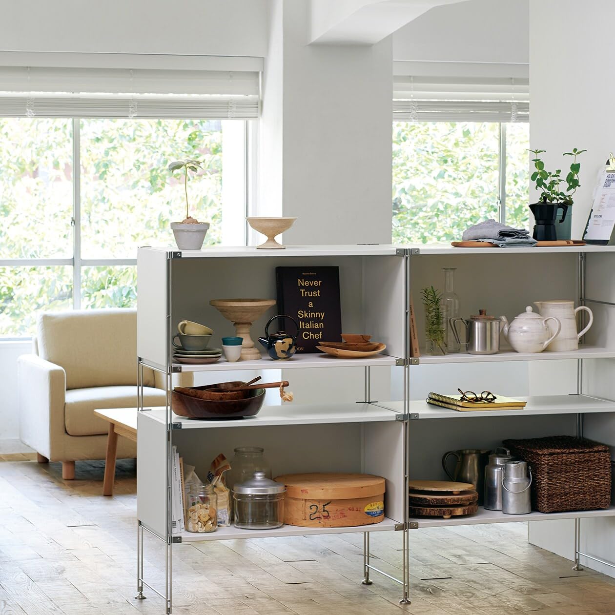 Amazon.co.jp: 無印良品 ステンレスユニットシェルフ用 追加棚 ライト