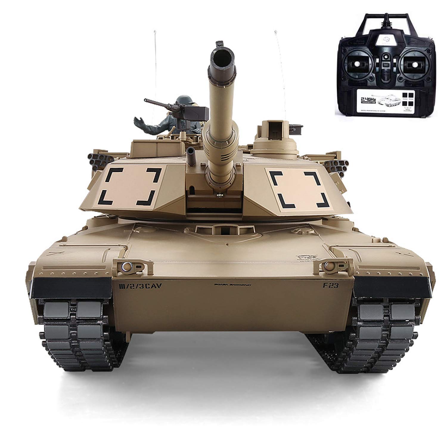Amazon.co.jp: 億騰 RC 6.0ver 1/16 2.4Ghz ラジコン 戦車 アメリカ