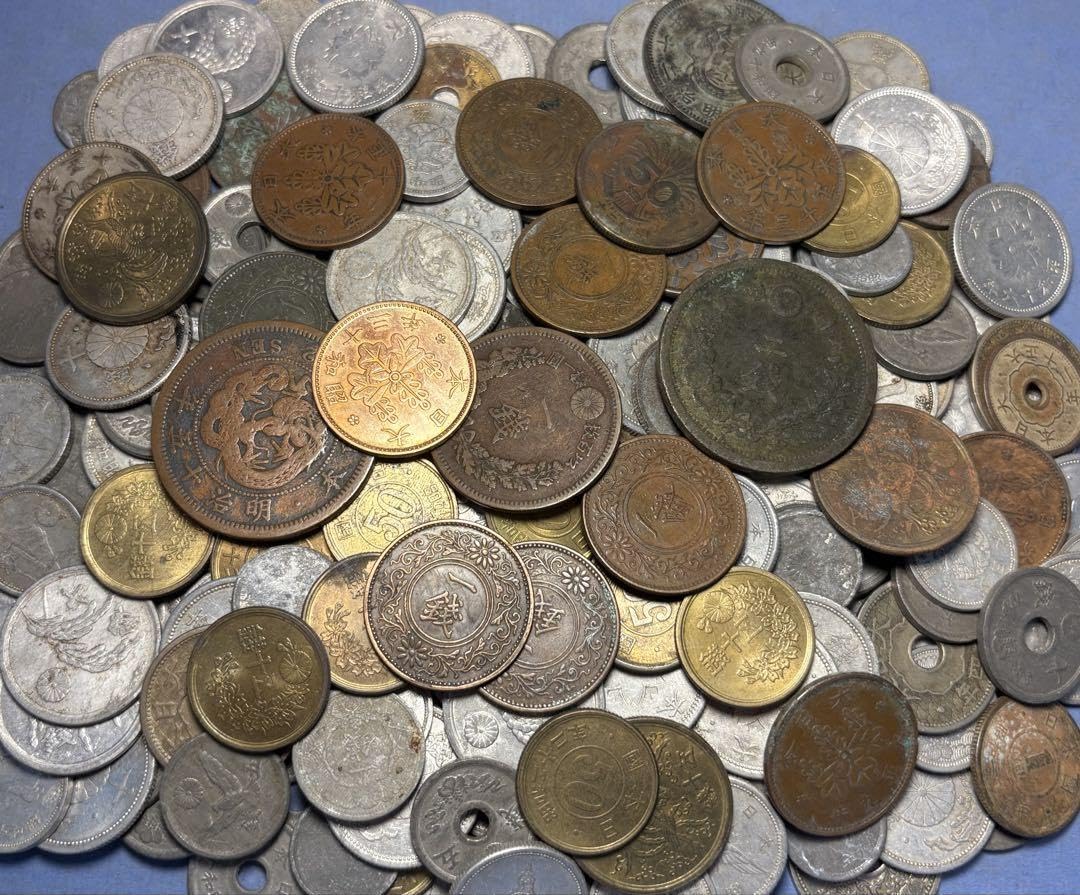 Amazon.co.jp: 日本古銭まとめ売り 雑銭 450g以上 C2 : ホビー