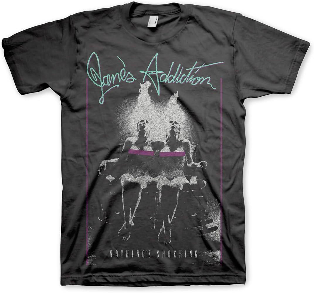 Amazon.com: Official Band Shirts Jane's Addiction Nothing Shocking